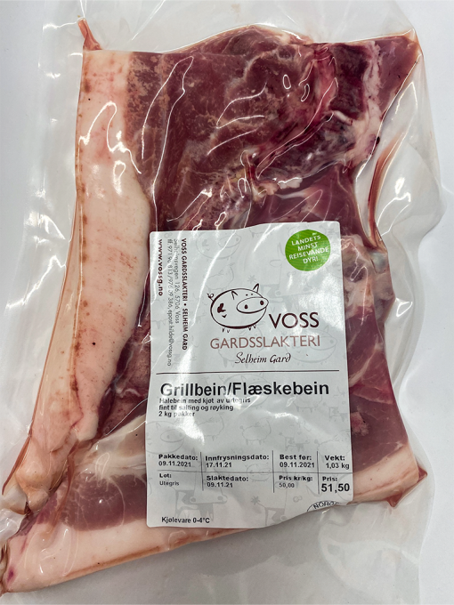 Grillbein/Flæskebein 2 kg